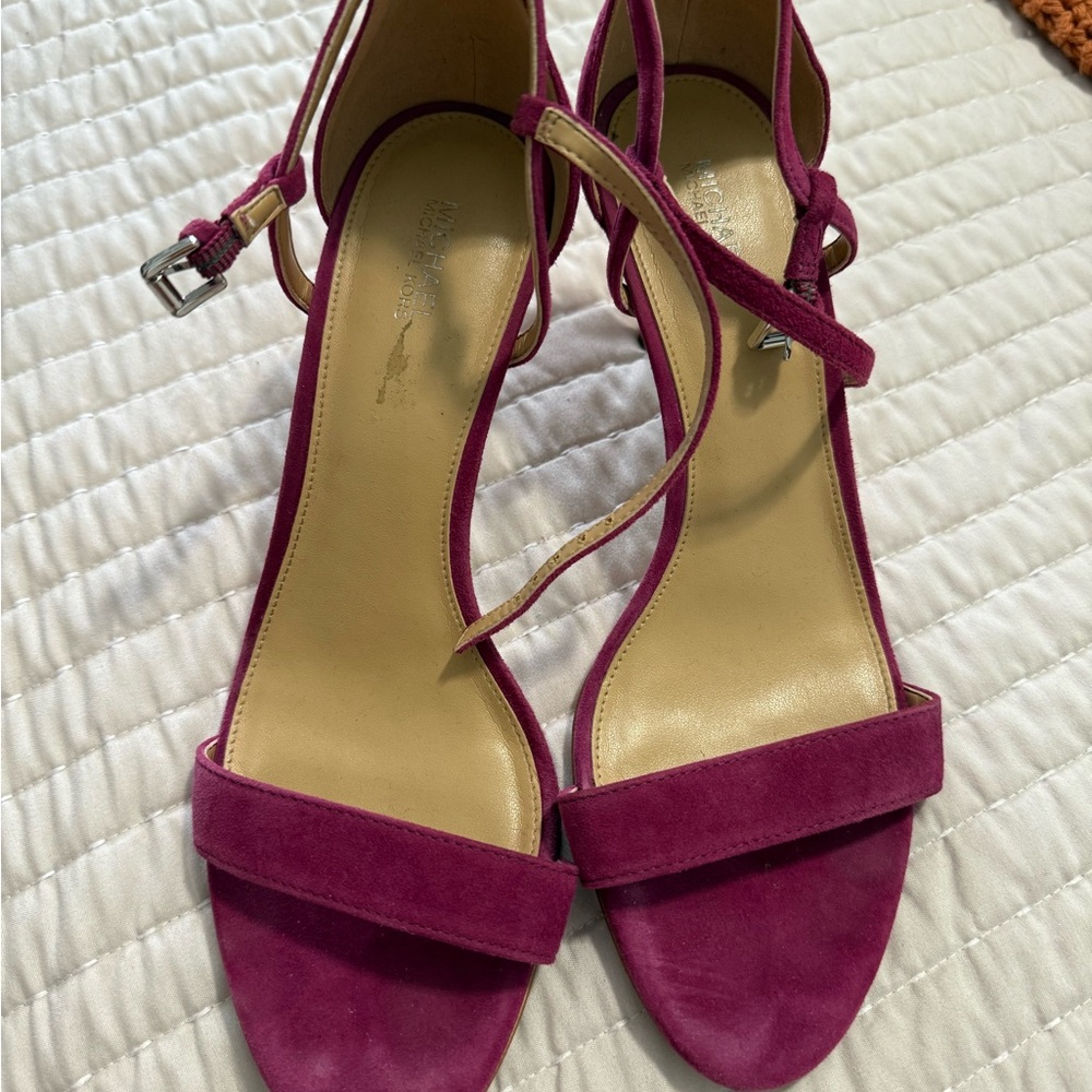 Michael Kors Fuchsia Heeled Sandals